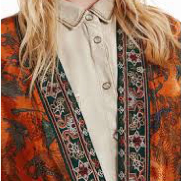 NEW Desigual safari kimono giraffe robe jacket Medium - Picture 6 of 15